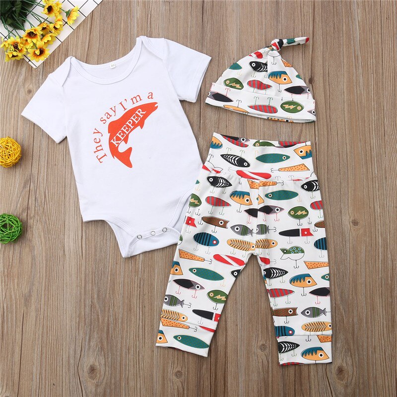 0-18M Casual Summer Newborn Baby Boy Clothes Sets