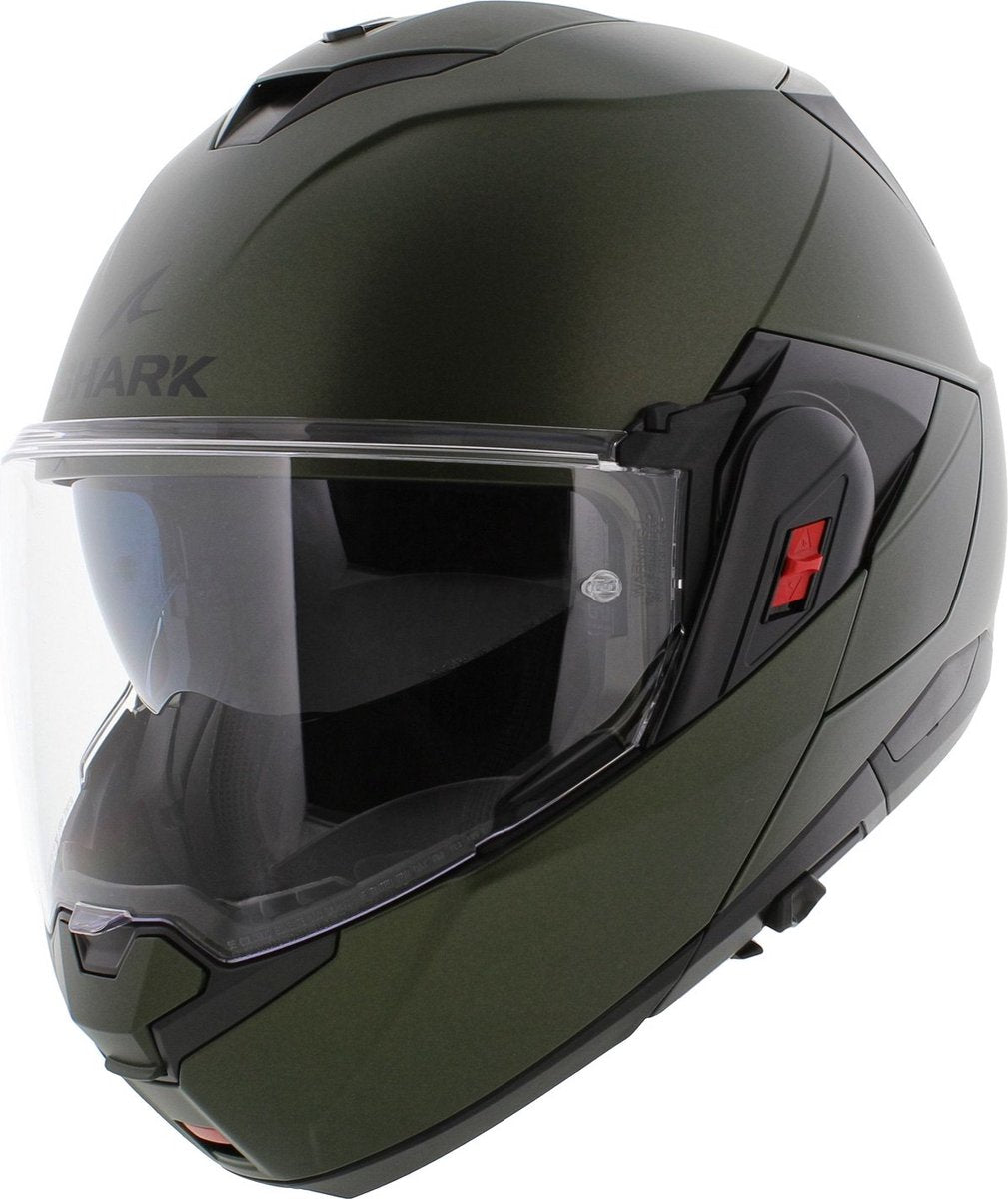 Shark oxo helmet solid matt green xxl - system helmet motorcycle helmet