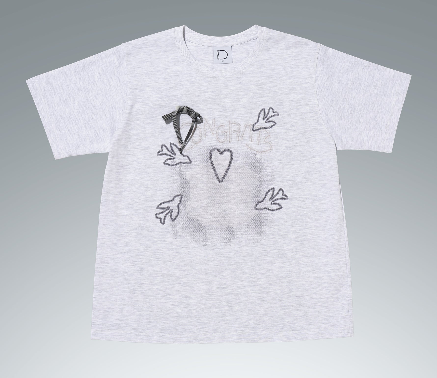 [DFRAME] "TOBE HAPPY" Character Dessert Printed Short Sleeve T-shirt