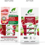Dr Organic Plus Aloe Vera Cherry Lip Balm 5.7ml
