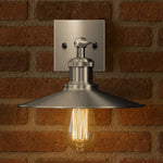 Satin Nickel Wall Light Lamp Sconces Living Room Home Decor~2592