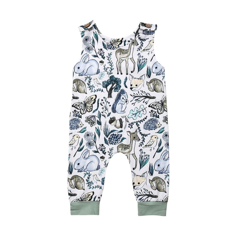 Cute Summer Infant Baby Girl Boy Cotton Clothes