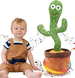 Toys Dancing Cactus Toy – Talking Cactus Toy for Boys and Girls – Volume Control Singing Cactus Toy– Singing, Dancing, Voice Recording Plush