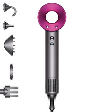Dyson Supersonic HD07, Fuchsia Hair Dryer in Fuchsia HD07