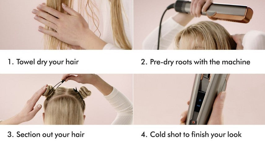 Dyson Airstrait™ dryer and straightener (Ceramic Pink/Rose Gold)