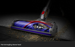 Dyson Cyclone V10 cordless vacuum + Detail cleaning kit The suction power of a corded vacuum with de-tangling technology.¹ With Detail cleaning kit.