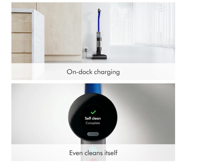 Dyson WashG1™ wet floor cleaner, double rollers, removes wet and dry dirt, self-clean cycle