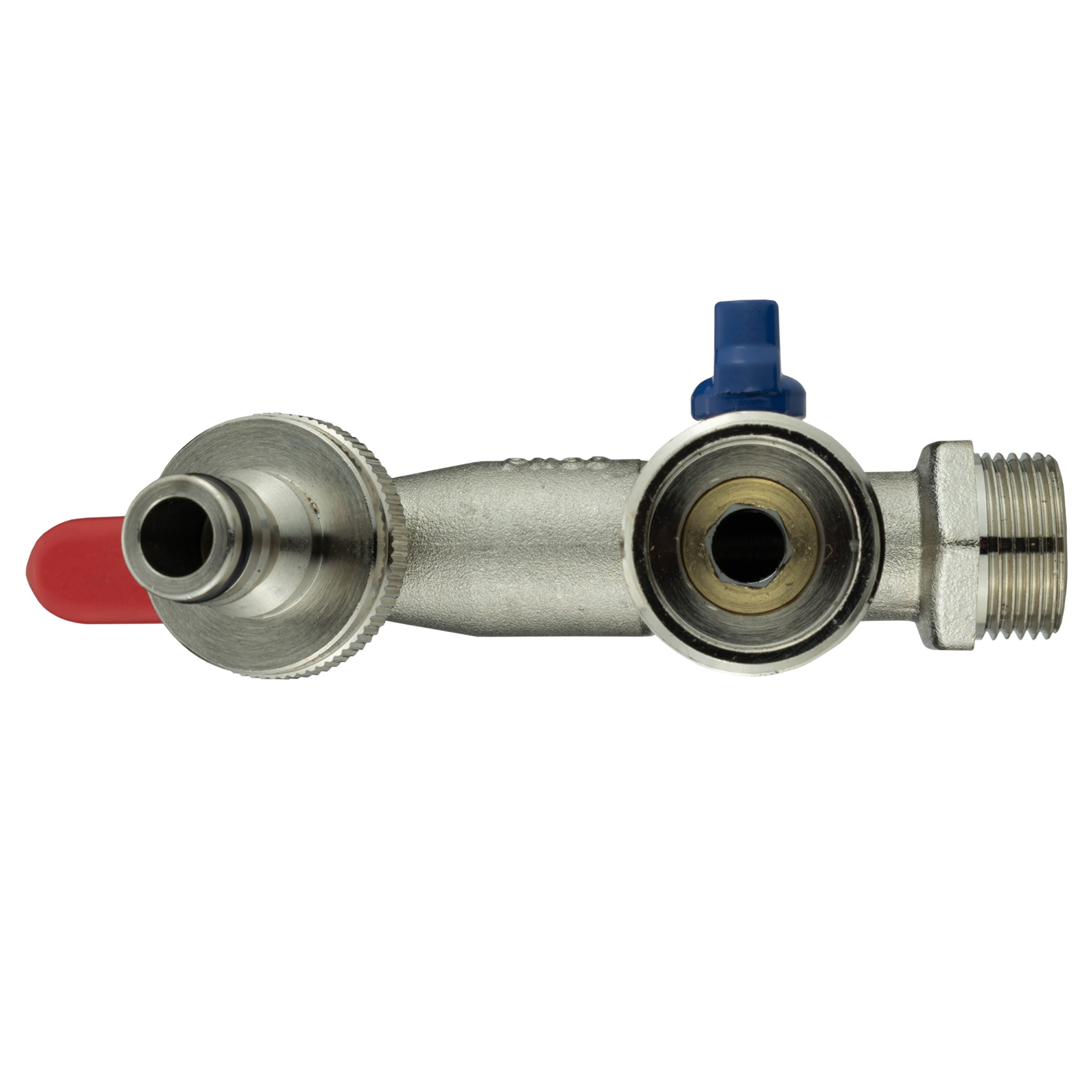 Double Garden Tap 3/4in BSPM Inlet Outdoor Watering Kit Outdoor Hose Accessory