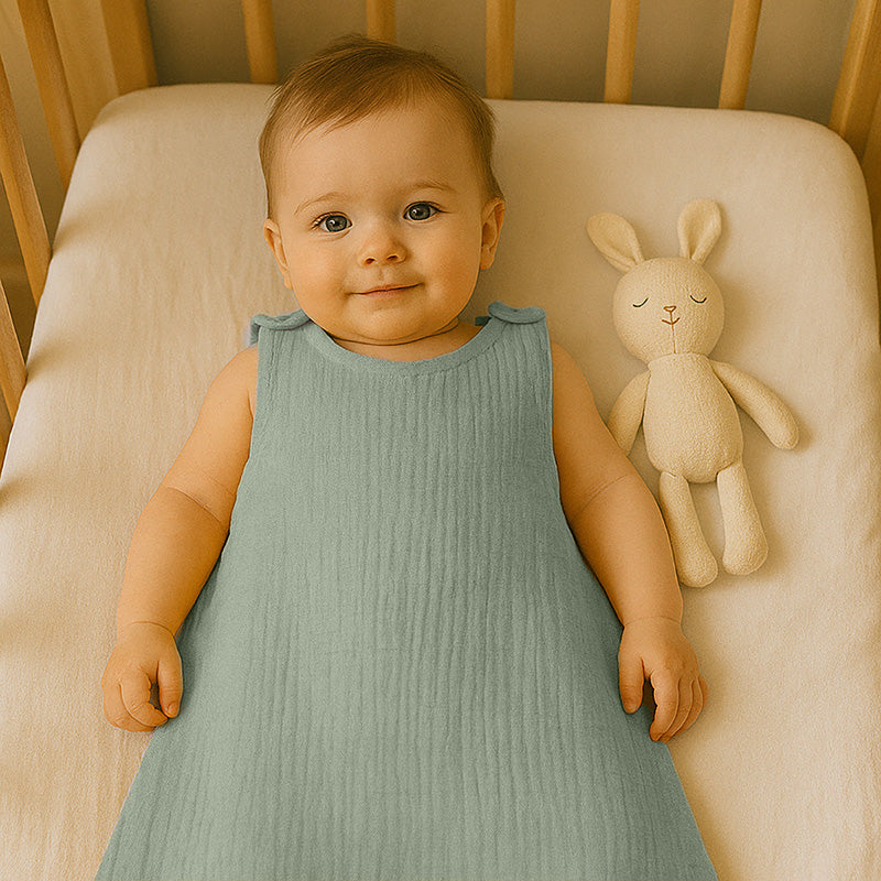 Gigoteuse vert ete coton madeinfrance