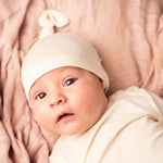 Bamboo Baby Beanie - CREAM