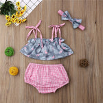 Newborn Baby Girls Cute Summer Beach Clothes