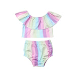 Newborn Infant Baby Girls Summer Clothes Sets 0