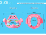 Removable Baby Toilet Training Seat Potties Seat With Armrest Girls Boy Toilet Training Potty Safety Cushion Infant Care- Pink