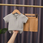 2-piece summer shirt and shorts set