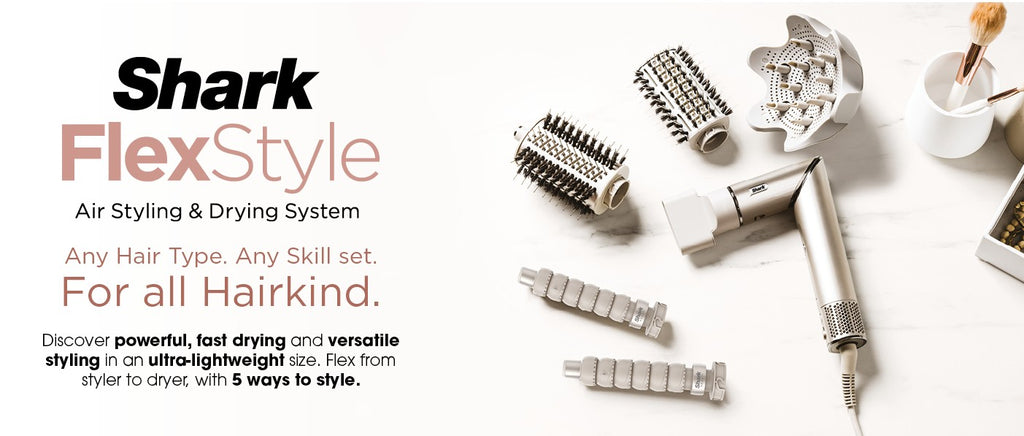 Shark Flex Style 5in1 hair dryer and styler HD446SLEU Multiple styling function