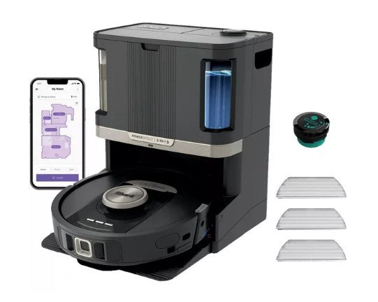 SHARK PowerDetect NeverTouch Pro RV2800ZEUK 2-in-1 Robot Vacuum Cleaner - Black