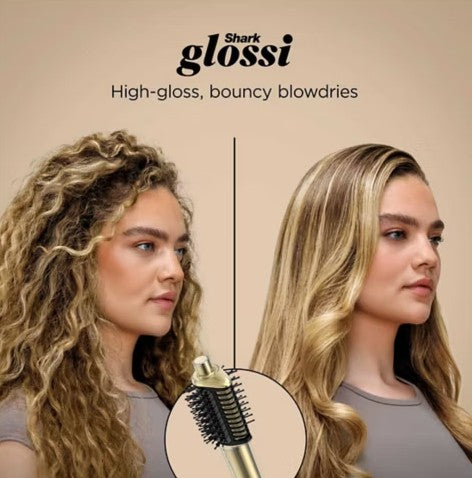 Shark Glam Hot Tool Air Styling + Drying System Gold 4-in-1- For Straight, Wavy and Bouncy Styles