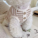 Summer Floral Dog Vest Cute Puppy T-Shirt