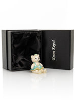 Teddy Bear with Turquoise Dress