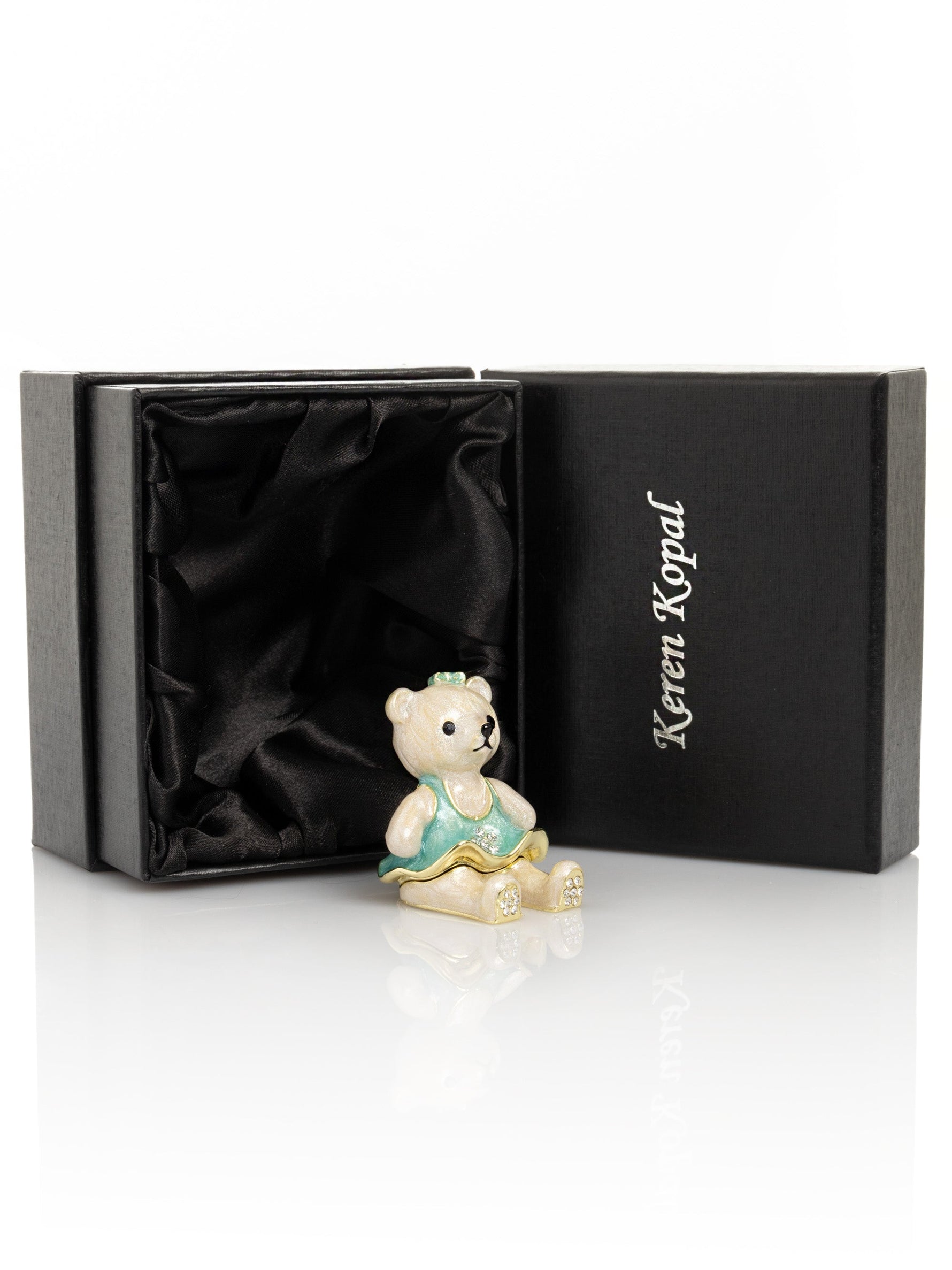 Teddy Bear with Turquoise Dress
