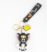 TOM & JERRY THEMED KEYRING KEYCHAIN VARIOUS DESIGNS CHOOSE