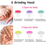 Electric Baby Nail Trimmer Nail Polisher Infant Manicure Scissors