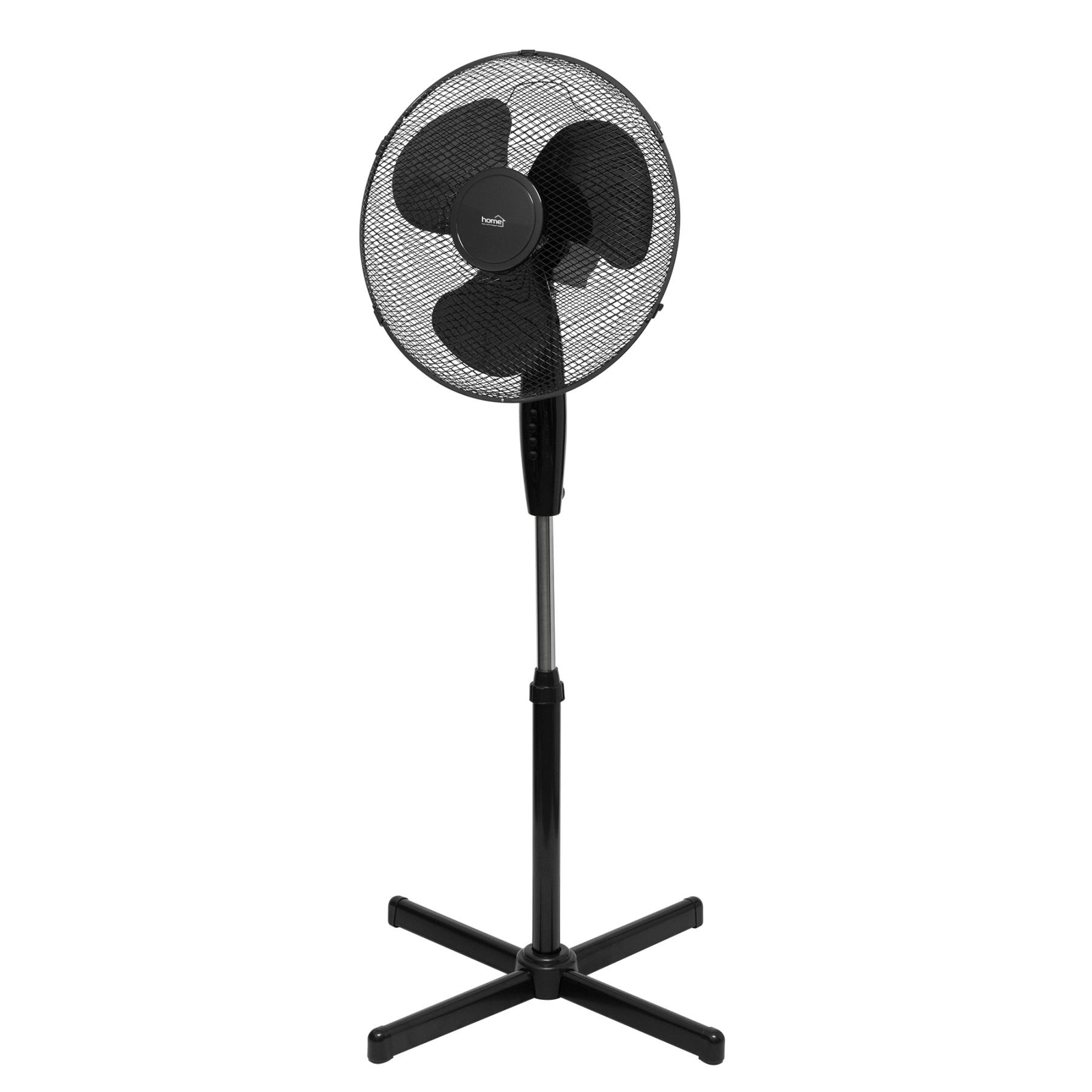 Home SF40BK Standing Fan Ø 40cm - Black Excellent Cooling 62 x 62 x 125cm Weight: 2.5kg