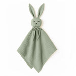 doudou lange vert coton biologique lapin GOTS