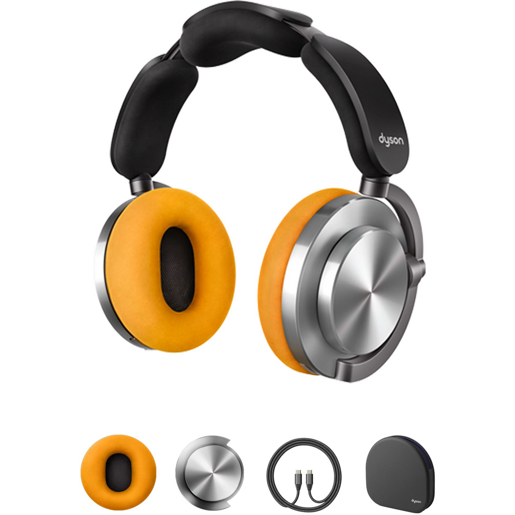 Dyson OnTrac wireless headphones Microfibre Aluminium (DS-759557-01)