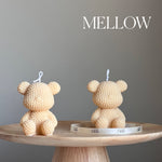 Teddy Bear Soy Wax Candle | Nursery Decor, Gift