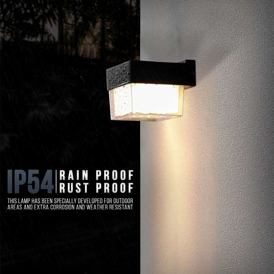 Modern 7W LED Wall Light Die-cast Aluminium Indoor Outdoor IP Rated~ 4496