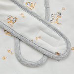 Lively Tiger Extra Warm Cotton Baby White Swaddle Wrap