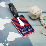 Personalised Gentlemen's Shirt And Tie Luggage Tag