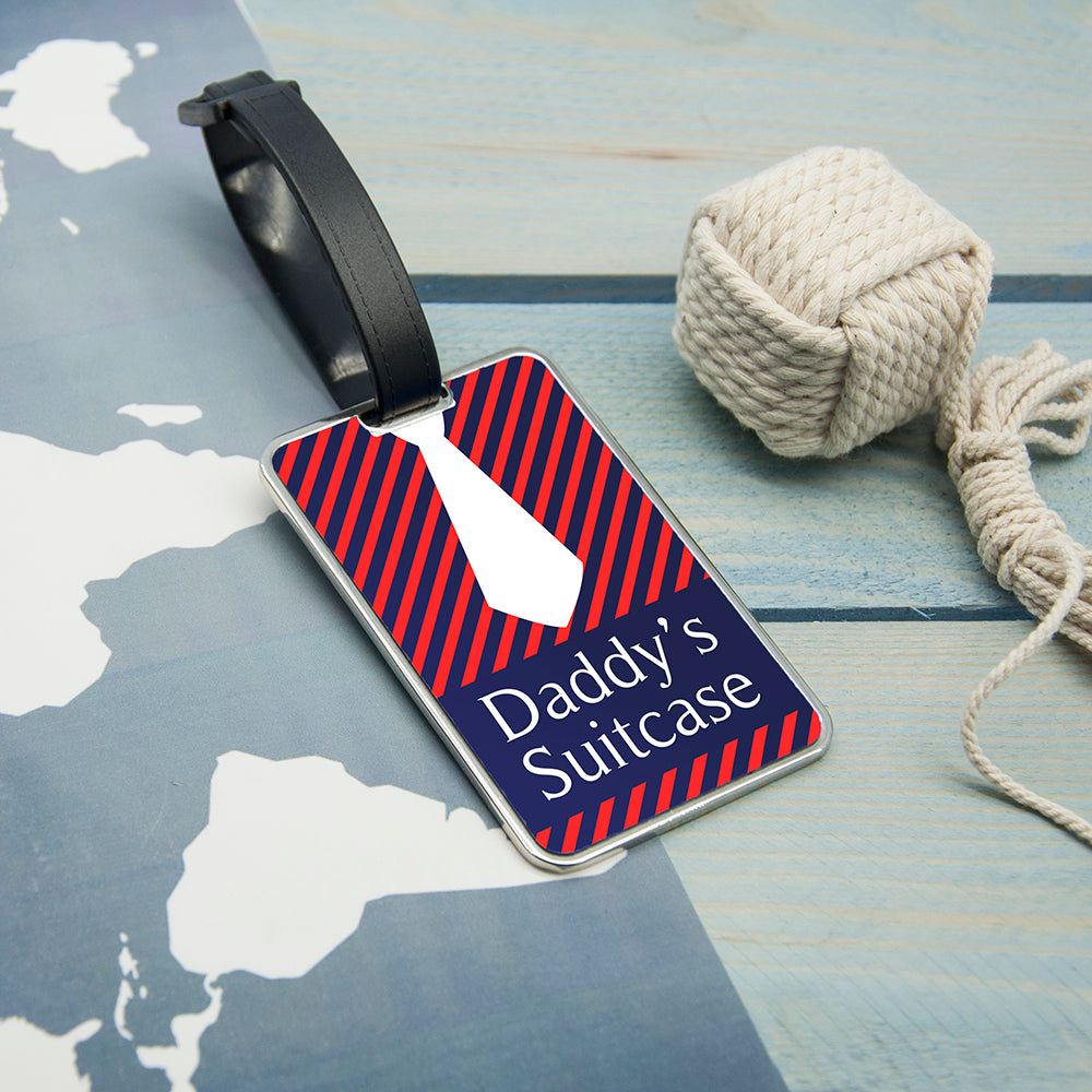 Personalised Gentlemen's Shirt And Tie Luggage Tag