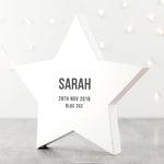 Personalised Newborn Baby Star Keepsake