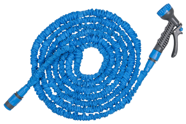Expanding Trick Hose 10m - 30m Blue Outdoor Watering Kit Outdoor Hose Accessory